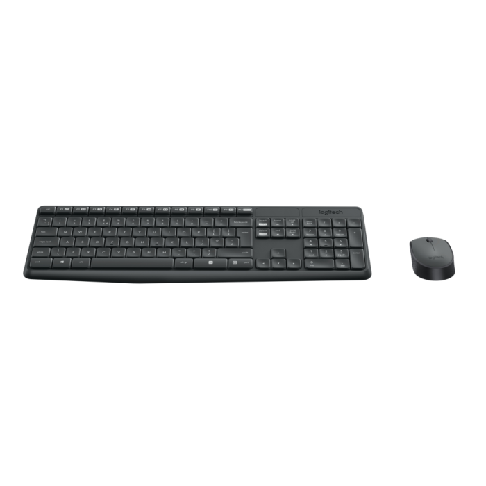 Logitech Combo Teclado + Ratón Mk235 Inalámbrico 2.4 grhz Qwerty Español Negro Logitech Combo Teclado + Ratón Mk235 Inalámbrico 2.4 grhz Qwerty Español Negro
