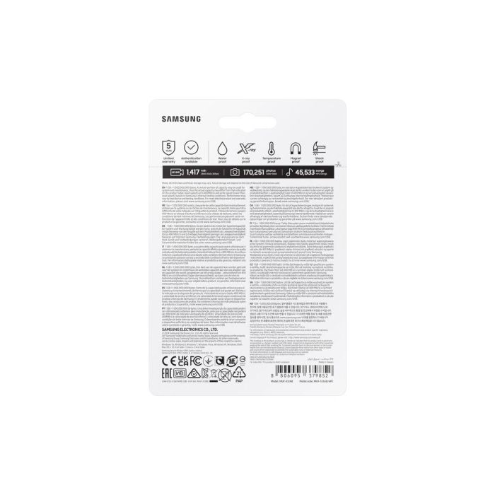 Memoria USB Samsung MUF-512AB/APC Negro Gris 512 GB 4