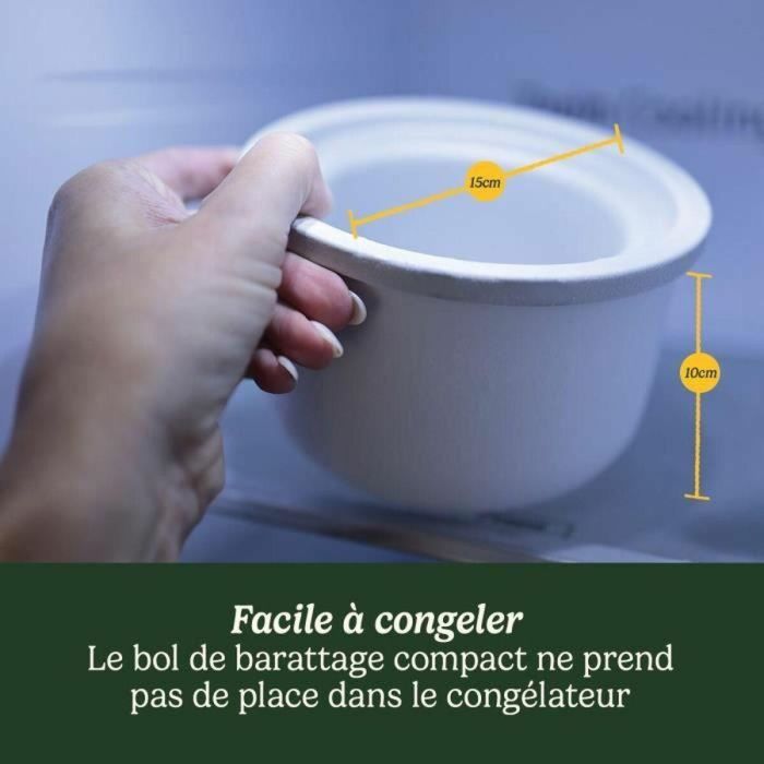 Cuisinart Heladera ICEM10E - Máquina para Helados y Yogur Helado, 475 ml, Blanca 2 Cuisinart Heladera ICEM10E - Máquina para Helados y Yogur Helado, 475 ml, Blanca 2