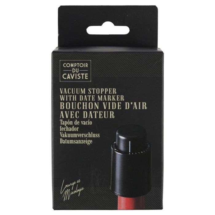 Cook Concept Tapón Vino Vacío Con Fecha ABS/Plástico 2 Cook Concept Tapón Vino Vacío Con Fecha ABS/Plástico 2
