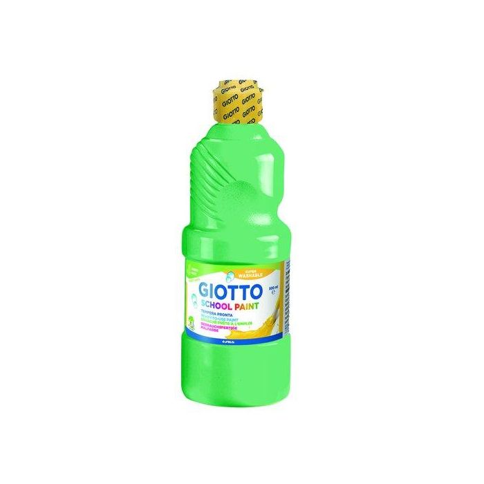 Giotto Témpera Escolar Lavable Turquesa Botella 500 mL