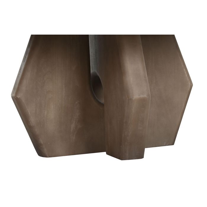 Mesa de Centro Home ESPRIT Marrón Beige 91 x 91 x 40 cm 5 Mesa de Centro Home ESPRIT Marrón Beige 91 x 91 x 40 cm 5