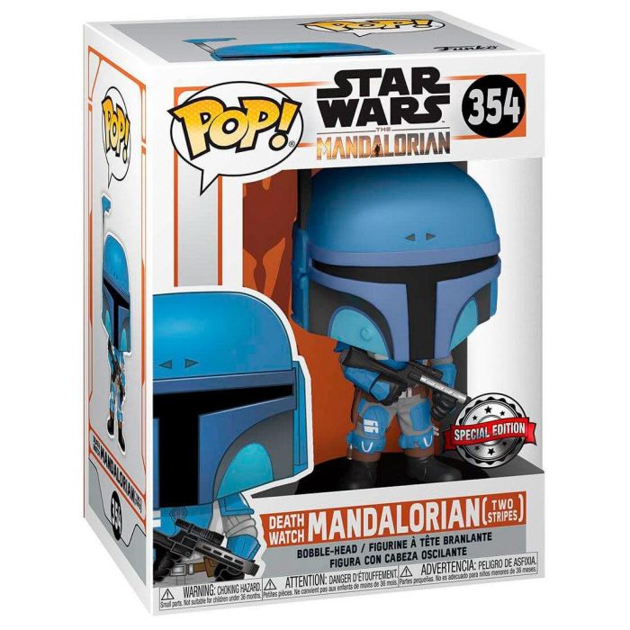 Figura POP Star Wars Mandalorian Death Watch Mandalorian Two Stripes Exclusive 2