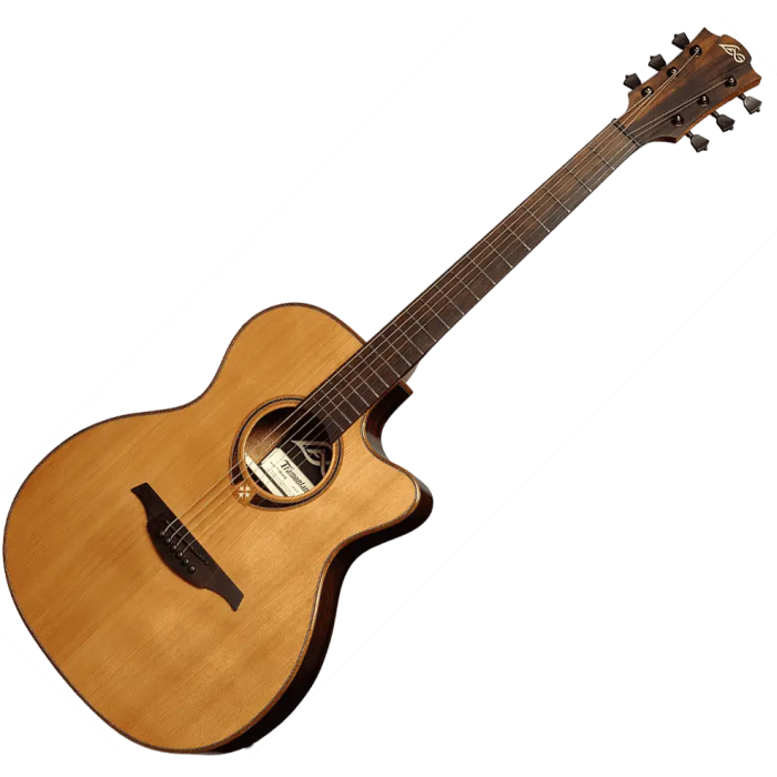 LAG Guitarra Acústica Auditorium Slim Cutaway 118 A/E - Natural 3