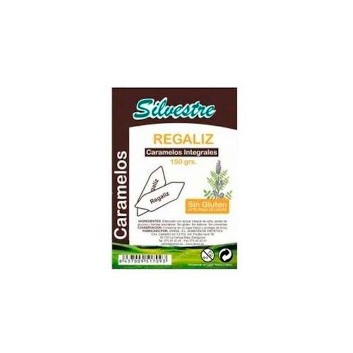 Caramelos Regaliz Con Az. Integral 150 Gr