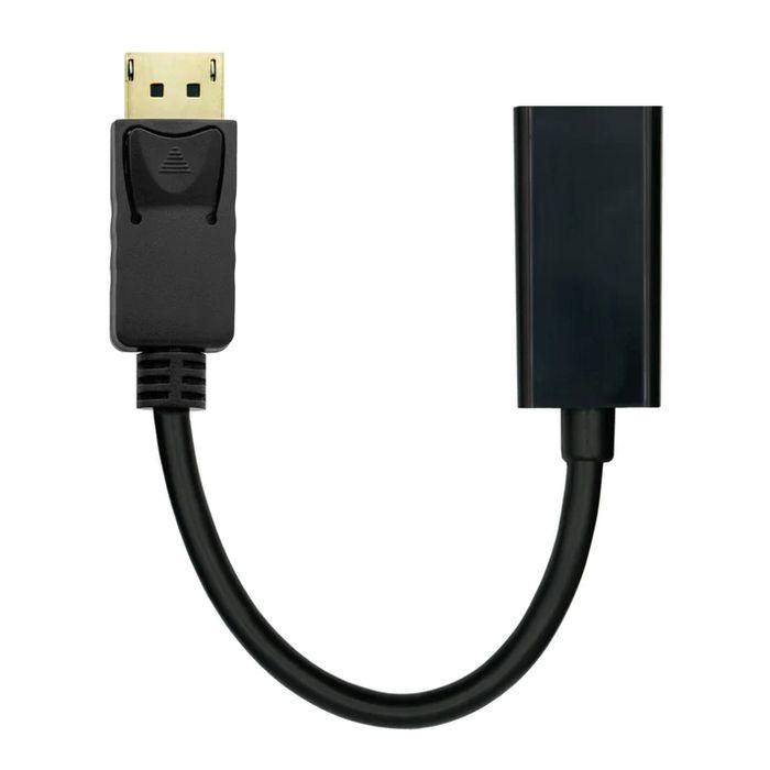 Garbot Adaptador de Cable DP a HDMI M/F Negro 20cm 1