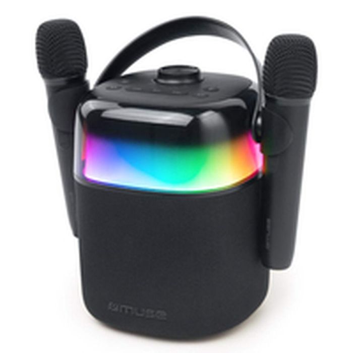 Altavoz Bluetooth con Micrófono Karaoke Muse MUSE M-530 KA 30 W Negro 2 Altavoz Bluetooth con Micrófono Karaoke Muse MUSE M-530 KA 30 W Negro 2
