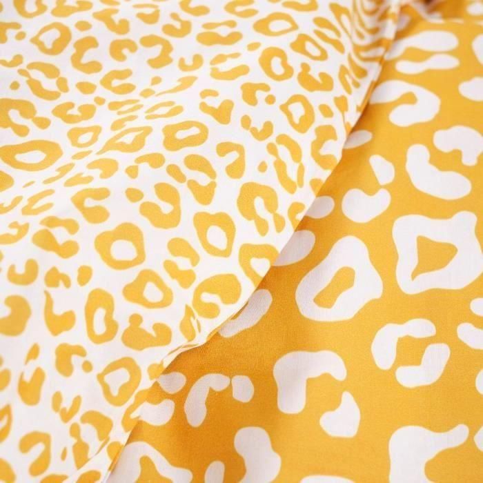 Ropa de cama infantil TODAY Funny - 140x200 cm - 100% Algodón - estampado de leopardo 2 Ropa de cama infantil TODAY Funny - 140x200 cm - 100% Algodón - estampado de leopardo 2