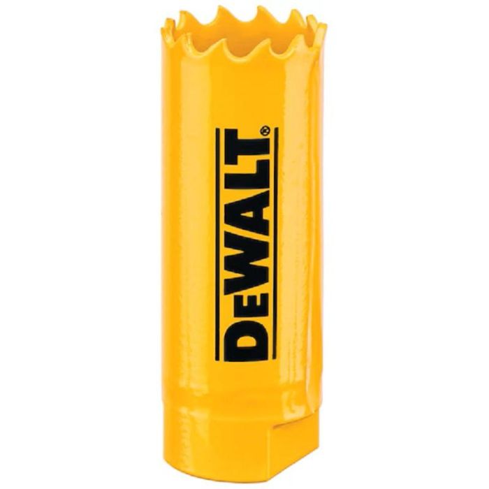DEWALT Corona Bi-Metal 44mm Eje 22mm para Corte Preciso en Metal, Madera, Yeso y Plástico - Alta Durabilidad y Rendimiento Superior