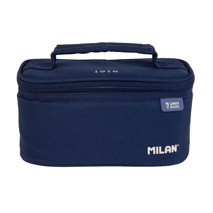 Milan Bolsa Isotérmica Porta Alimentos Pequeña 1 Recipiente 1,5 L Serie 1918 Azul Marino