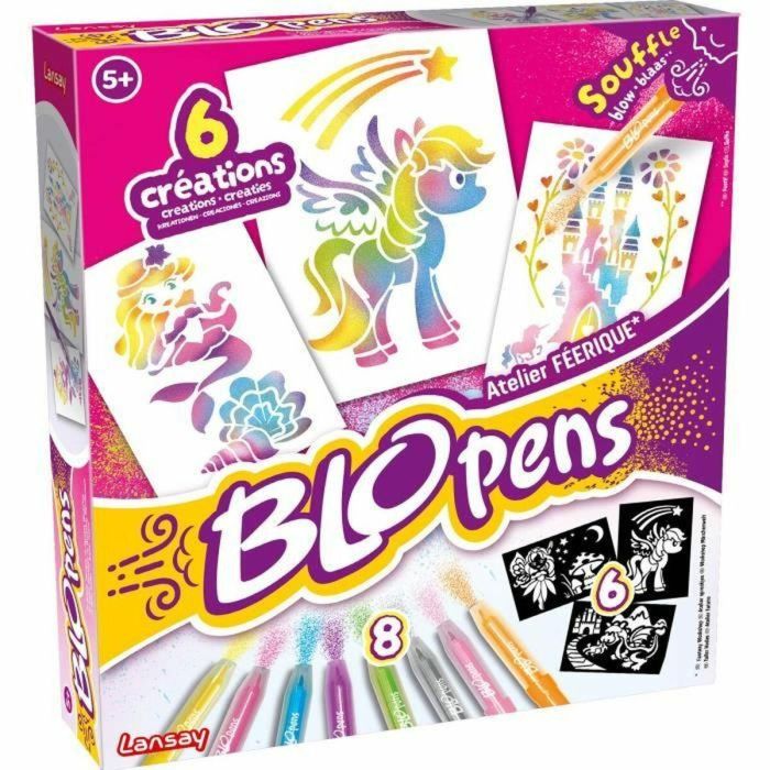 LANSAY LAN3181860241202 Blopens Taller de Hadas – Kit para Colorear con Aerógrafo – A partir de 5 años 2