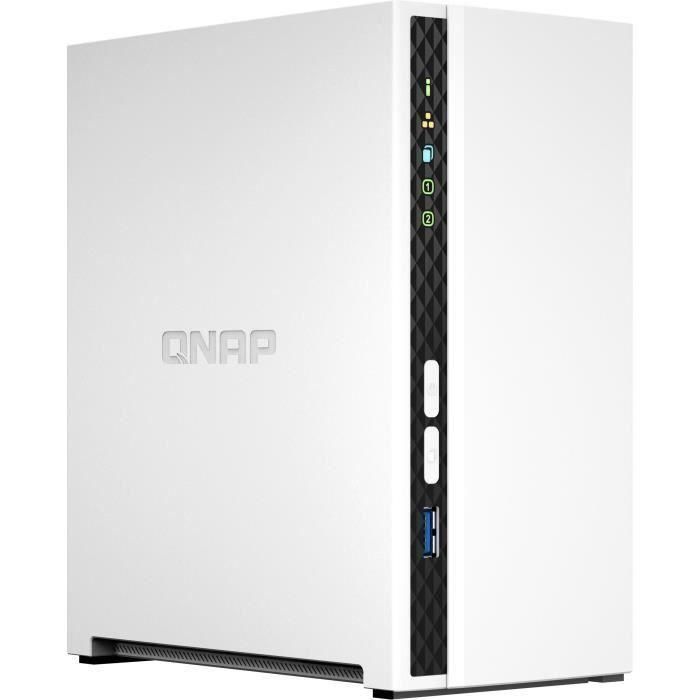 QNAP TS-233 Servidor Barebone Mini Tower Blanco 2GB DDR4-SDRAM 0 QNAP TS-233 Servidor Barebone Mini Tower Blanco 2GB DDR4-SDRAM 0