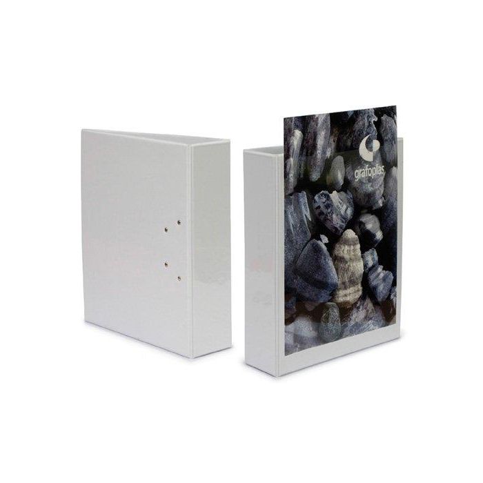 Carpeta Canguro Grafoplas Pvc A4 4 An.Mixtas 40Mm Blanco