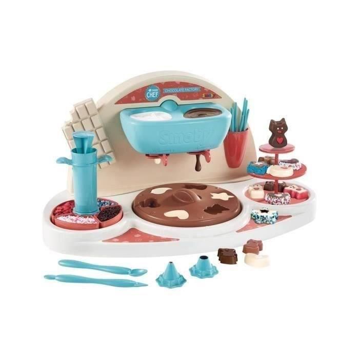 Smoby Chef Chocolat Factory - Taller de chocolate + Libro de recetas - Taller de cocina - Muchos moldes y accesorios - A partir de 5 años Smoby Chef Chocolat Factory - Taller de chocolate + Libro de recetas - Taller de cocina - Muchos moldes y accesorios - A partir de 5 años