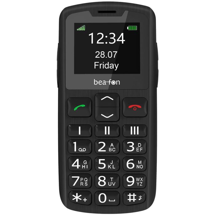 Bea-Fon SL230 sin Fuente Alimentación - Teléfono Móvil Básico Negro