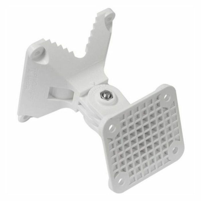 MikroTik quickMOUNT pro Adaptador de Montaje para Antenas, Giro 140°, para Pared o Poste, con Escala Graduada, Blanco