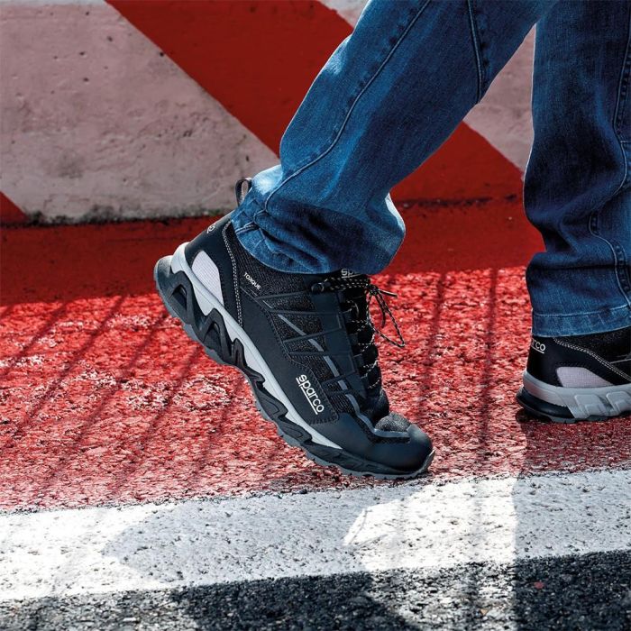 Calzado de Seguridad Sparco TORQUE ALGARVE Negro/Rojo (43) 2 Calzado de Seguridad Sparco TORQUE ALGARVE Negro/Rojo (43) 2