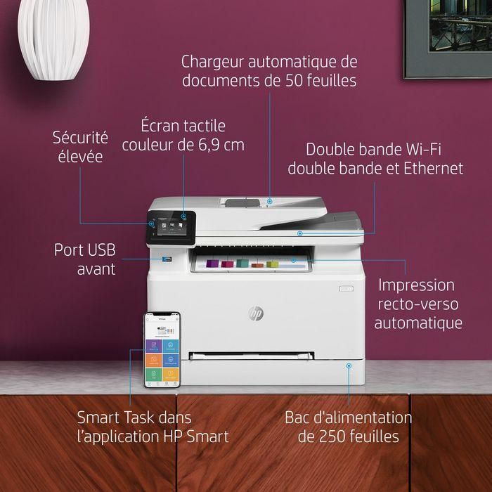 HP M283fdw Impresora Multifunción Láser Color Pro Inalámbrica con Fax, Compatible con HP Smart App y Seguridad 14 HP M283fdw Impresora Multifunción Láser Color Pro Inalámbrica con Fax, Compatible con HP Smart App y Seguridad 14