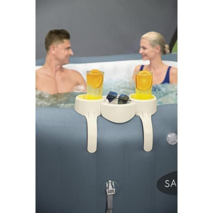 Bestway Portabebidas Lay-Z-Spa 35x23,2x20,5 cm - Soporte vasos para tu relax (excepto Mónaco, Helsinki, Vancouver) 4