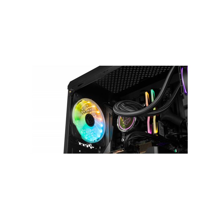 NOX Caja Semitorre ATX Hummer TGM NXHUMMERTGM Negra con RGB y Panel de Cristal Templado 39