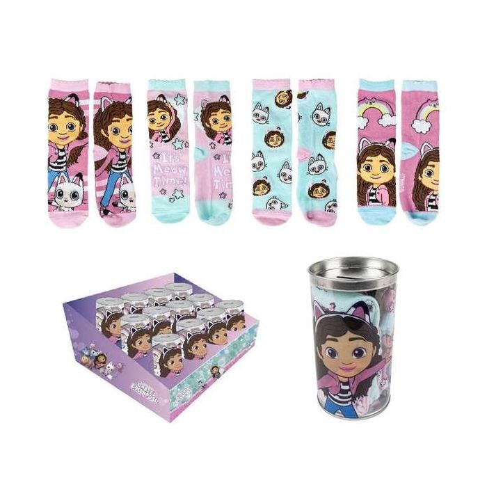 Cerdá Pack de 4 Calcetines Gabby's Dollhouse Multicolor Talla 27-30 5 Cerdá Pack de 4 Calcetines Gabby's Dollhouse Multicolor Talla 27-30 5