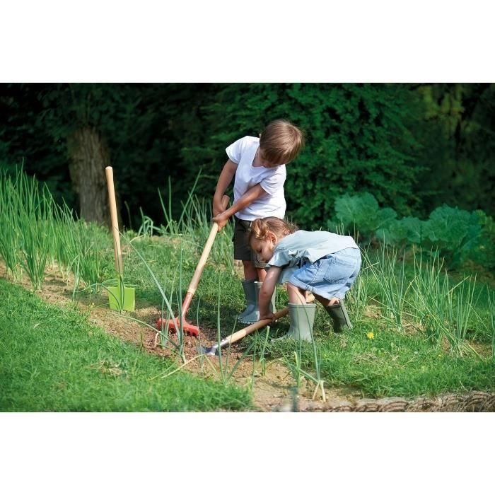 Red de 3 herramientas de jardín grandes - ECOIFFIER - 4338 - Preparemos la tierra - 70 cm 2 Red de 3 herramientas de jardín grandes - ECOIFFIER - 4338 - Preparemos la tierra - 70 cm 2