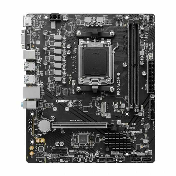 MSI A620M-E Pro Placa Base AMD Socket AM5 micro ATX DDR5 con Chipset A620 para PC 3 MSI A620M-E Pro Placa Base AMD Socket AM5 micro ATX DDR5 con Chipset A620 para PC 3