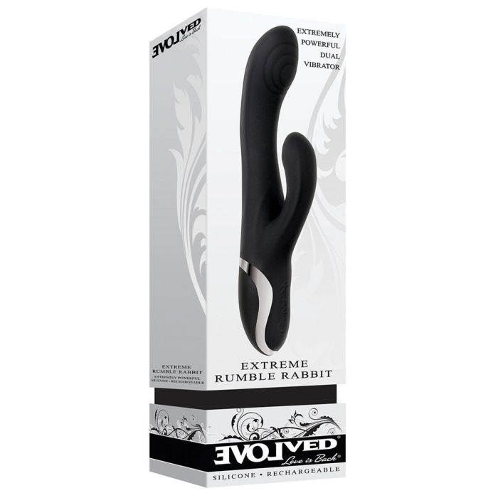 Vibrador Punto G Evolved Rabbit Negro 1 Vibrador Punto G Evolved Rabbit Negro 1