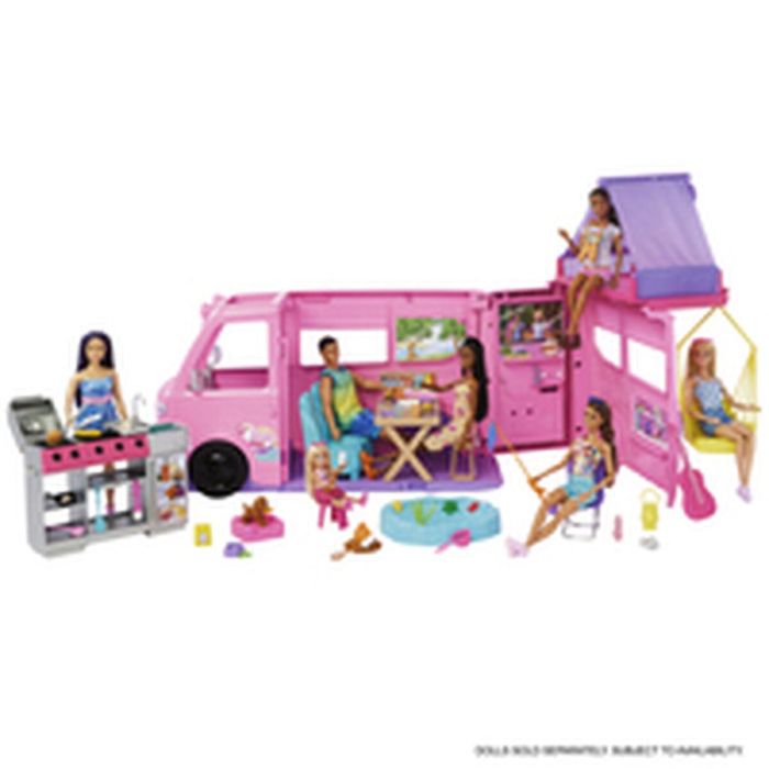 Mattel Supercaravana Barbie 2025 con 7 Zonas de Juego y 6 Accesorios, Dimensiones 88x37,30x52,40 cm 2 Mattel Supercaravana Barbie 2025 con 7 Zonas de Juego y 6 Accesorios, Dimensiones 88x37,30x52,40 cm 2