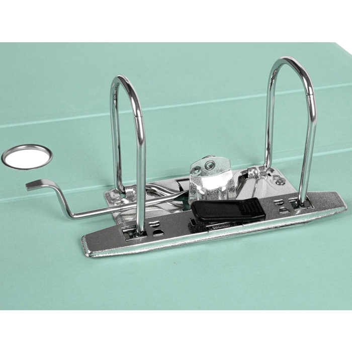 Liderpapel Archivador de Palanca System A4 Color Menta, Lomo 80 mm 3