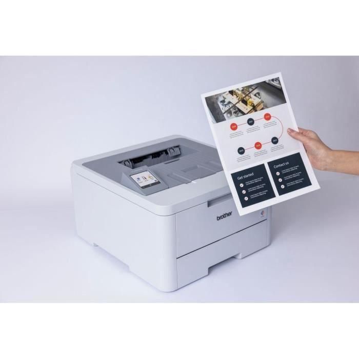 Impresora Láser Color Brother HL-L8230CDW WiFi/ Dúplex/ Blanca 4