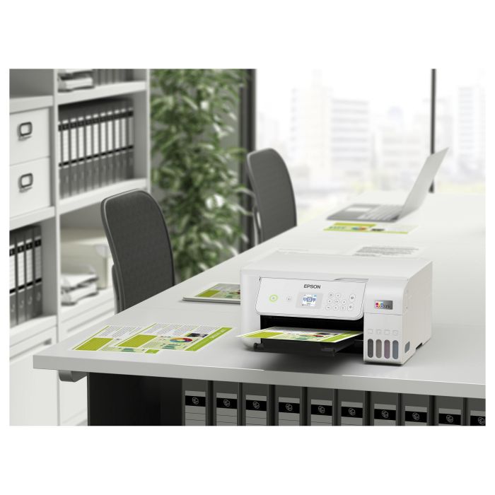 Epson EcoTank ET-2876 Impresora de Inyección de Tinta a Color A4 Wifi Blanco 8