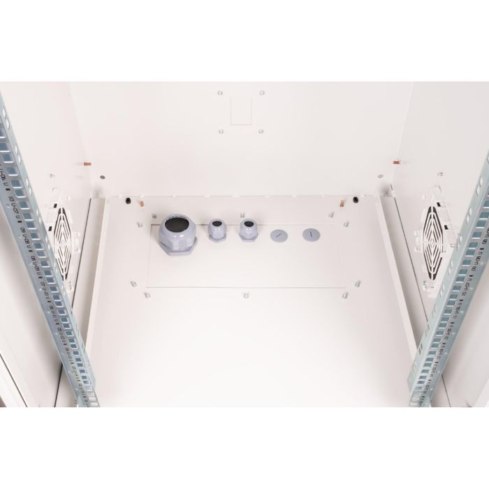 Digitus Professional Carcasa de Pared Outdoor IP55 16HE, 891x600x600 mm, Gris RAL 7035, Bastidor de 19", 100 kg 2