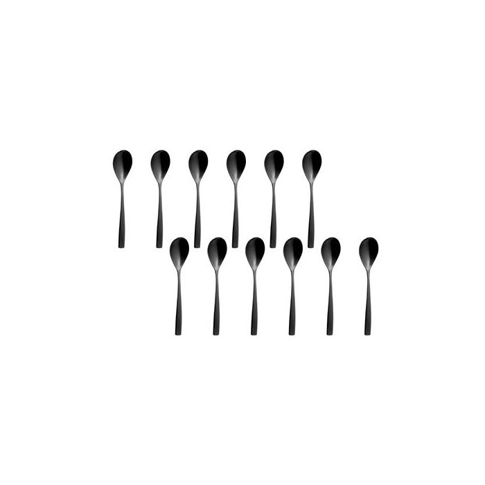 Sinxelo Satin Negro Cuchara Postre 185Mm (12 Unidades) 2 Sinxelo Satin Negro Cuchara Postre 185Mm (12 Unidades) 2