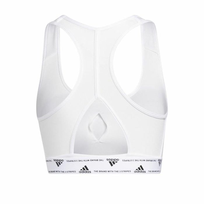 Sujetador Deportivo Adidas Pwr Ms Pd Blanco XS 6