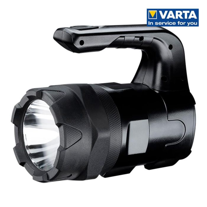 Varta Linterna Indestructible BL20 6W, Resistente a Golpes y Agua, 400LM, Alcance 400m 1