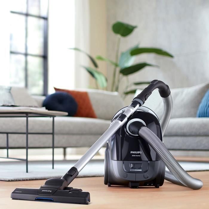 Aspiradora con Bolsa Philips XD3112/09 3 l 79 dB Negro 900 W 900W 3 Aspiradora con Bolsa Philips XD3112/09 3 l 79 dB Negro 900 W 900W 3