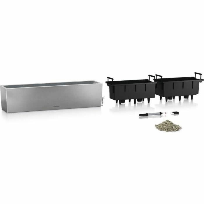 Lechuza LEC4008789117700 Macetero Balconera Steel 80 gris perla satinado 4 Lechuza LEC4008789117700 Macetero Balconera Steel 80 gris perla satinado 4