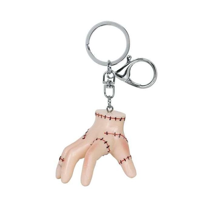 Karactermania Llavero Miércoles 3D de Plástico ABS, Hueso, 5x4.5x6 cm