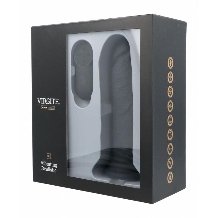Consolador Realista Virgite R11 Negro 14,4 cm 2 Consolador Realista Virgite R11 Negro 14,4 cm 2