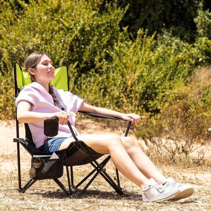 Silla Tumbona Plegable de Camping Kampfort InnovaGoods 10 Silla Tumbona Plegable de Camping Kampfort InnovaGoods 10