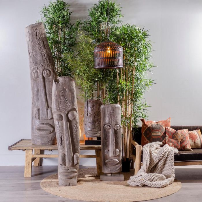 Escultura Natural Madera Java 30 X 20 X 160 cm