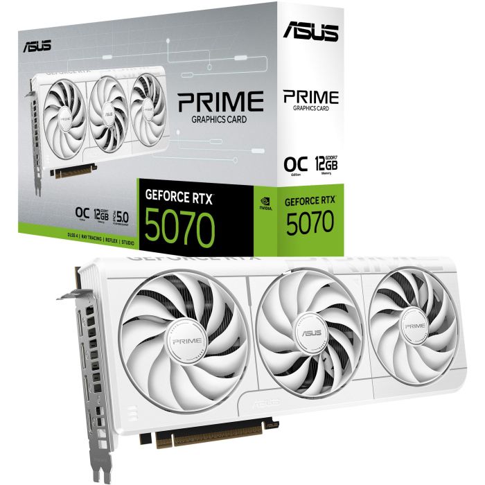 ASUS Tarjeta Gráfica GeForce RTX 5070 12GB GDDR7 OC 3 Ventiladores Blanca 16 ASUS Tarjeta Gráfica GeForce RTX 5070 12GB GDDR7 OC 3 Ventiladores Blanca 16