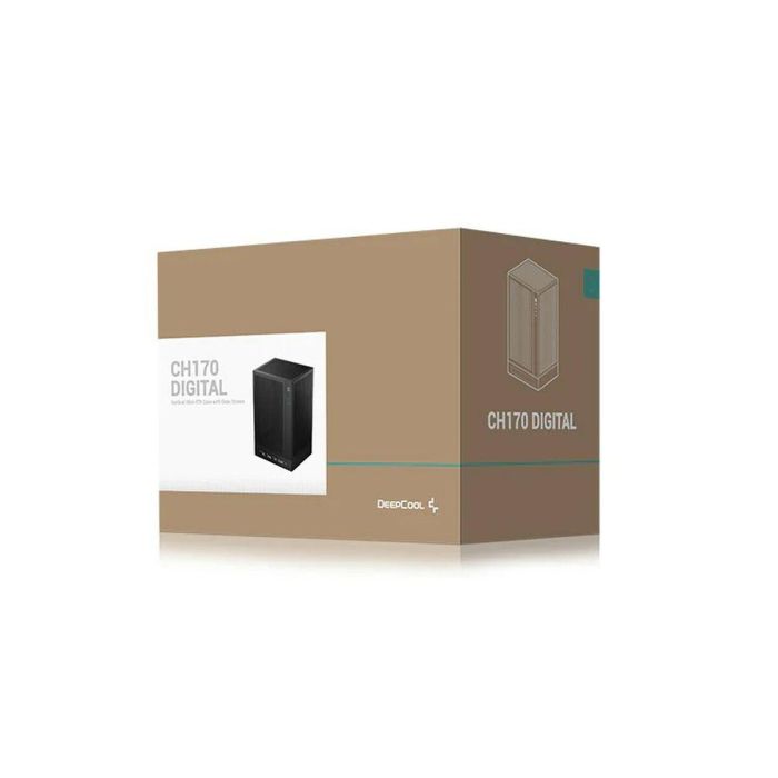 Deepcool DEE6933412774228 Minitorre Digital CH170 sin Fuente de Alimentación, Formato M-ITX, Color Negro 6