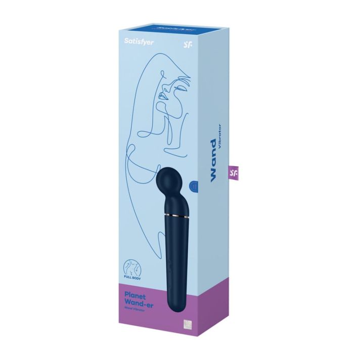 Satisfyer Planet Wand-er Vibrador Mujer Azul + Rosegold Satisfyer Planet Wand-er Vibrador Mujer Azul + Rosegold