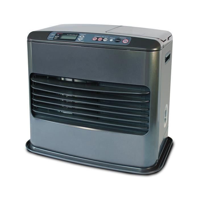 Tosai 4602 Estufa electrónica de queroseno 4600W para 185m³ con detector de CO2 y múltiples dispositivos de seguridad