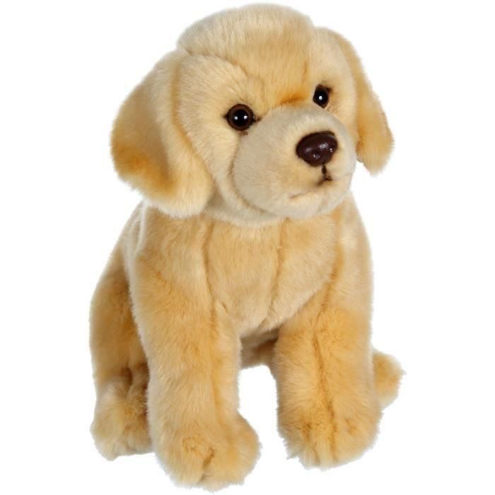 Peluche Perro Labrador Beige - GIPSY TOYS - Sentado, 25 cm Peluche Perro Labrador Beige - GIPSY TOYS - Sentado, 25 cm