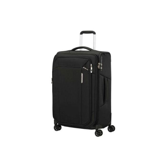 Maleta Mediana Samsonite Respark Expansible 67cm/ 66x43x33cm/ 4 Ruedas/ Negra 1