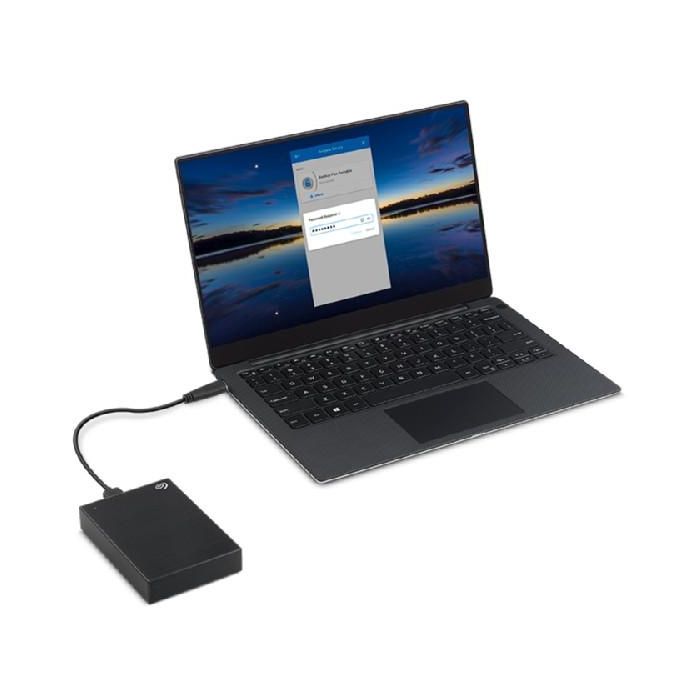 Seagate One Touch 2TB HDD Externo con Protección de Contraseña Negro 7
