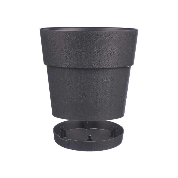 Maceta Plastico 30 Cm Ethica Antracita Stefanplast (6 Unidades) 1 Maceta Plastico 30 Cm Ethica Antracita Stefanplast (6 Unidades) 1